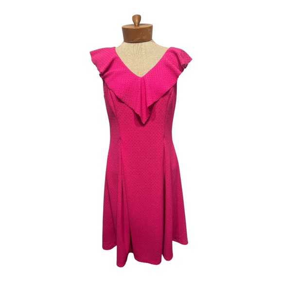 Eliza J Hot Pink Cocktail Dress - Picture 1 of 7
